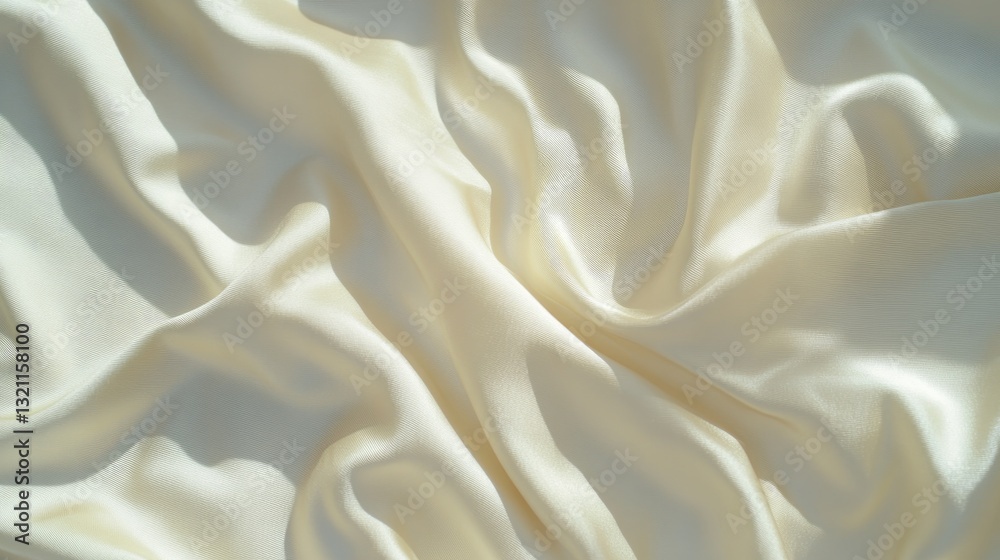 Obraz premium Soft, flowing fabric drapes elegantly, capturing light and creat