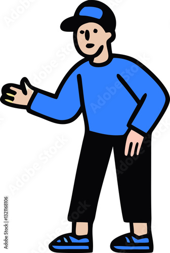 Wallpaper Mural happy travel illustration Torontodigital.ca