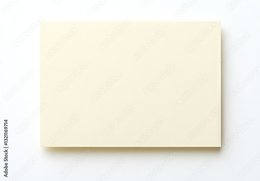 Blank Beige Sticky Note Blank Beige Sticky Note