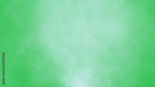 Smoke on green screen background motion graphic effects. 