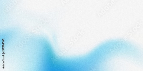 Abstract blue and white gradient texture with soft grainy effect background