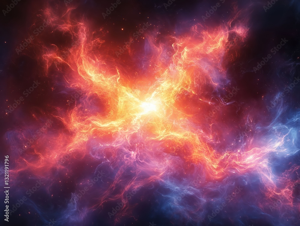 Fototapeta premium Electromagnetic Field Divergence and Rotation