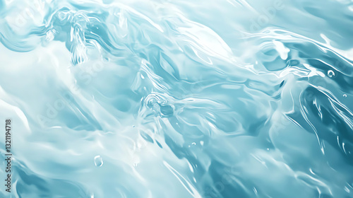 Crystal clear water texture with soothing aqua tones and gentle wave patterns.