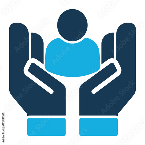 Respect Icon - Duo Tone Style - Business Value Themes