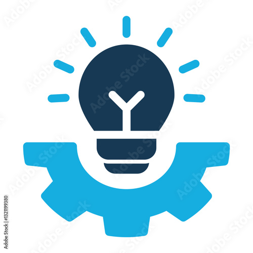 Innovation Icon - Duo Tone Style - Business Value Themes