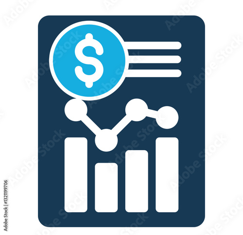 Monetary Icon - Duo Tone Style - Business Value Themes