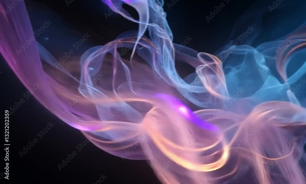 Abstract ribbons, light, flowing wave pattern animation and dynamic backdrop Abstract ribbons, light, flowing wave pattern animation and dynamic backdrop