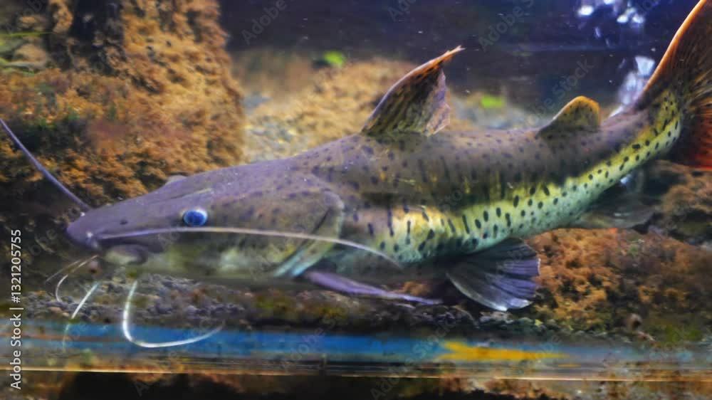 Leopard catfish (Perrunichthys perruno) is the only species of catfish ...