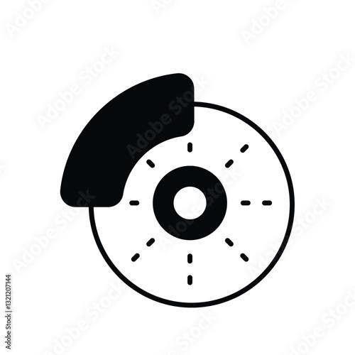 Disk Brake Vector icon