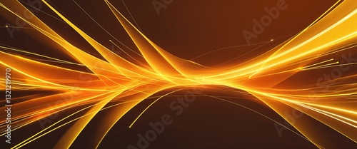 yellow diagonal streaks light rays on orange dark background motion and energy concept modern and futuristic digital abstract artwork background