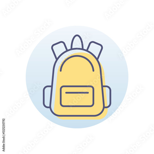 Bagpack Vector icon