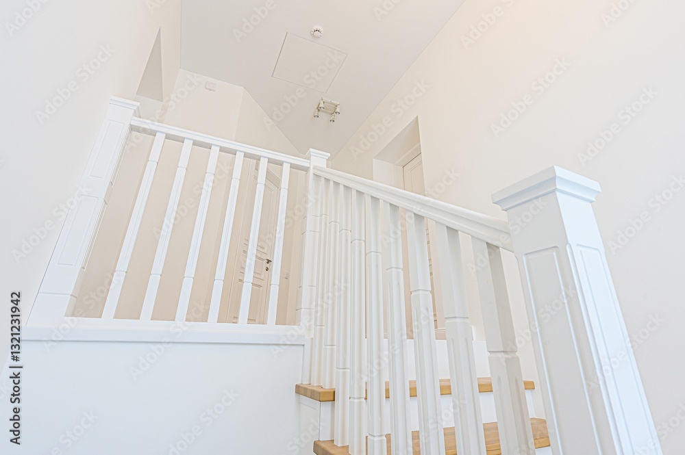 Fototapeta premium interior apartment room stairs, steps staircase inside house