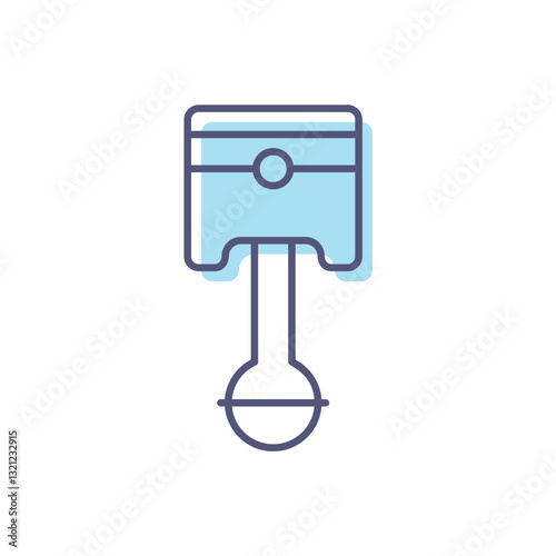 Piston Vector icon