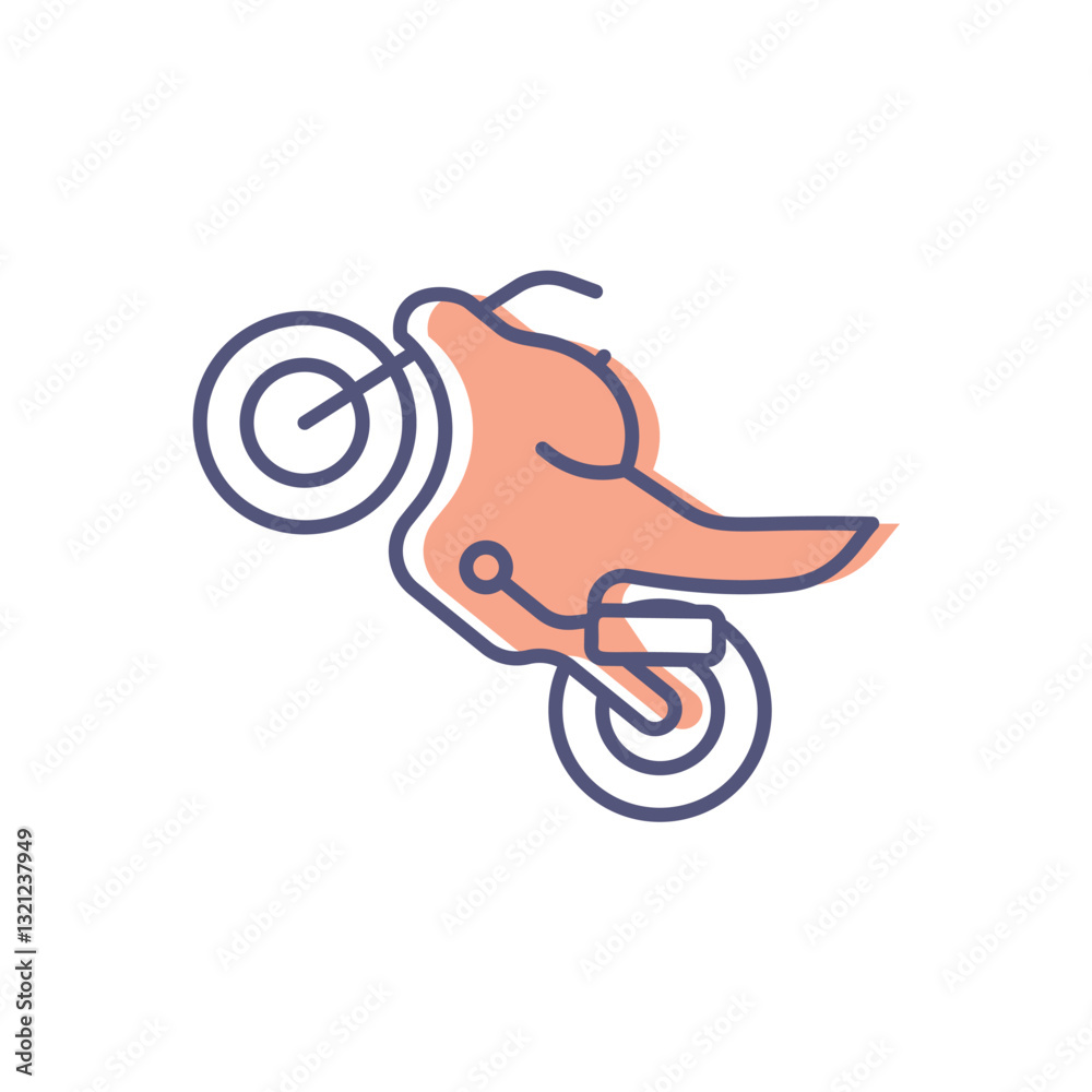 Naklejka premium Backpack Vector icon