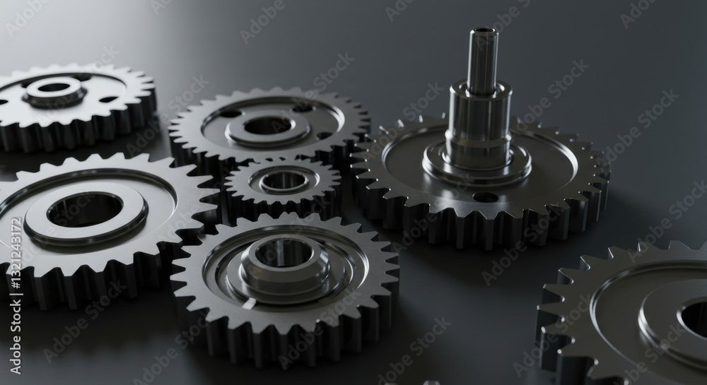 Interlocking Metal Gears: Precision Engineering and Seamless Mechanisms Interlocking Metal Gears: Precision Engineering and Seamless Mechanisms