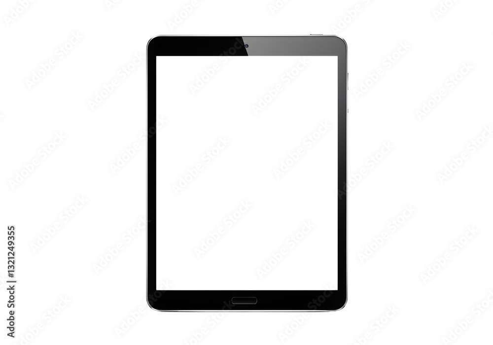 Tablet Device on Transparent Background Mockup for App or Website Tablet Device on Transparent Background Mockup for App or Website