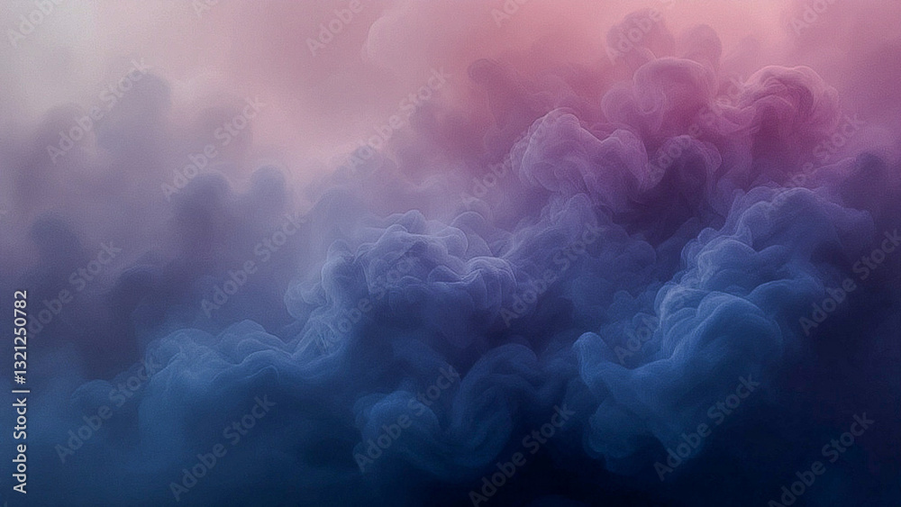Fototapeta premium Abstract Purple and Blue Smoke Swirls – Mysterious Cloudy Texture