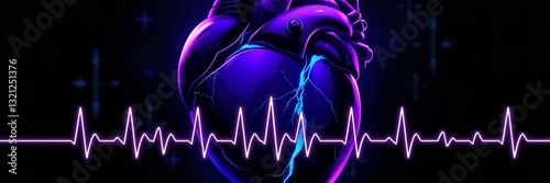 Heart Health Monitoring – Cardiac Care, Medical Imaging, ECG Analysis, Heartbeat Tracking, Cardiovascular Diagnosis photo