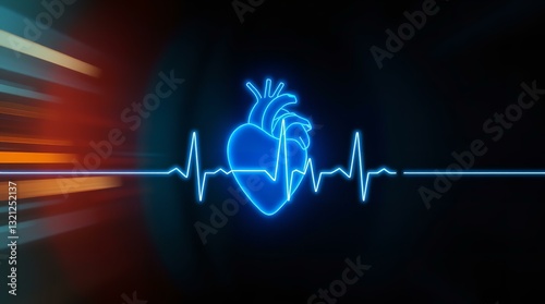 Heart Health Monitoring – Cardiac Care, Medical Imaging, ECG Analysis, Heartbeat Tracking, Cardiovascular Diagnosis photo
