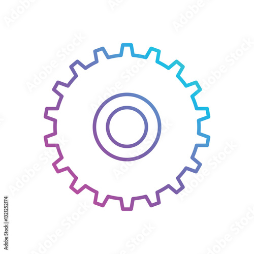Bike Gear Vector icon