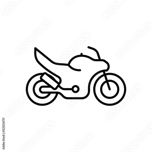 Motorcycle Vector icon