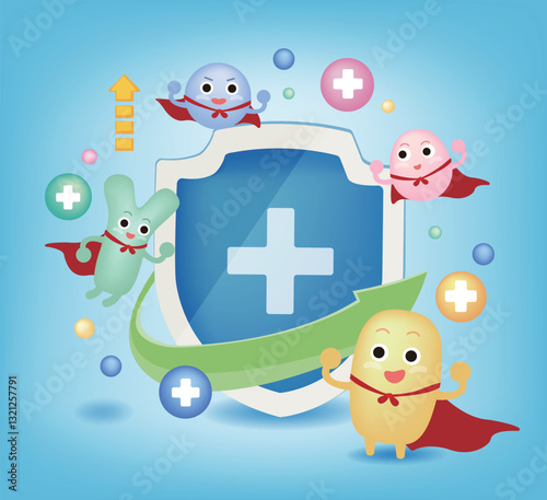 Probiotic Hero: Shield of Immunity