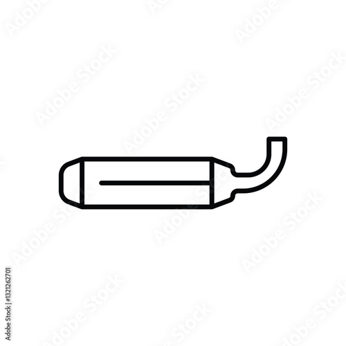 Silencer Vector icon