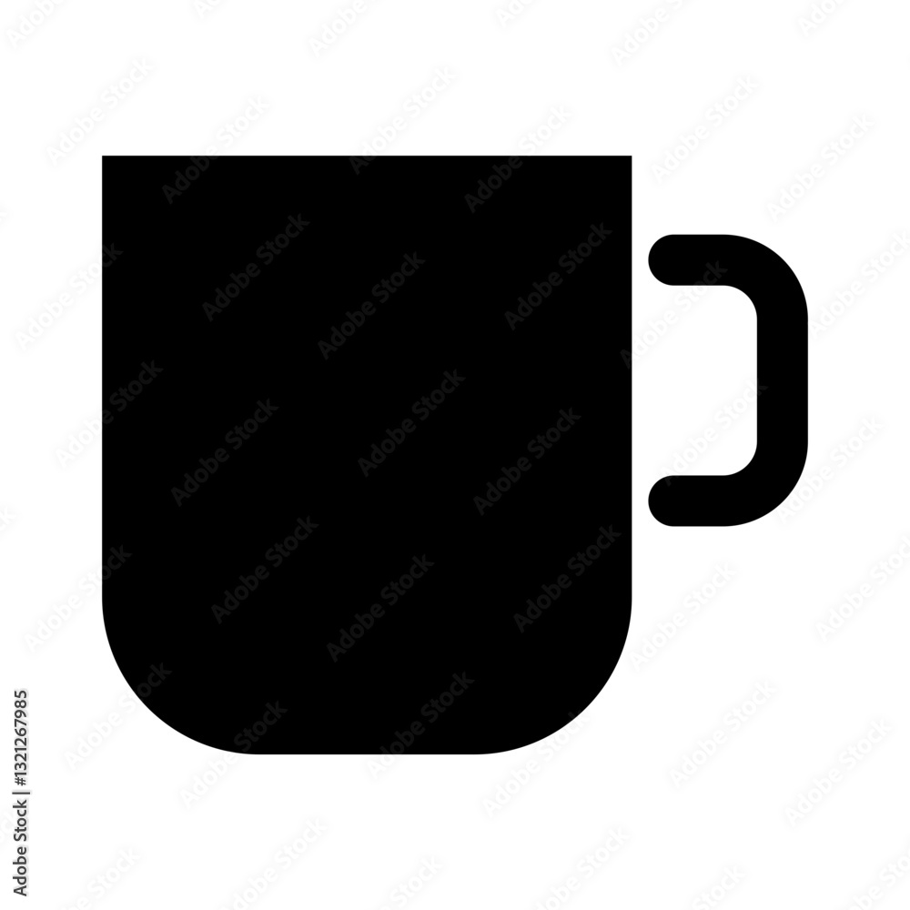 Mug icon. Tableware vector icon Mug icon. Tableware vector icon