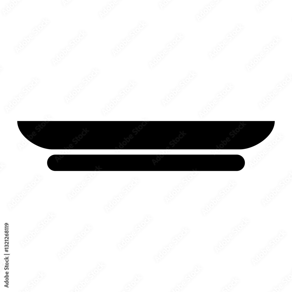 Plate icon. Tableware vector icon Plate icon. Tableware vector icon