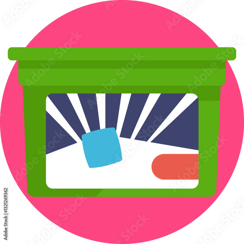 Laundry pods in a pack – A container with detergent pods designed for easy washing.