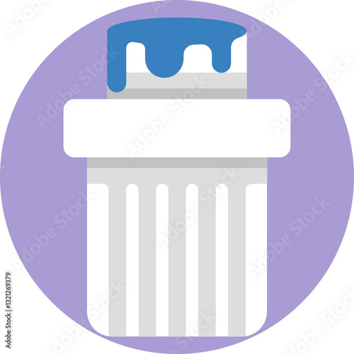 A small cap used to measure and pour fabric softener or detergent during laundry.