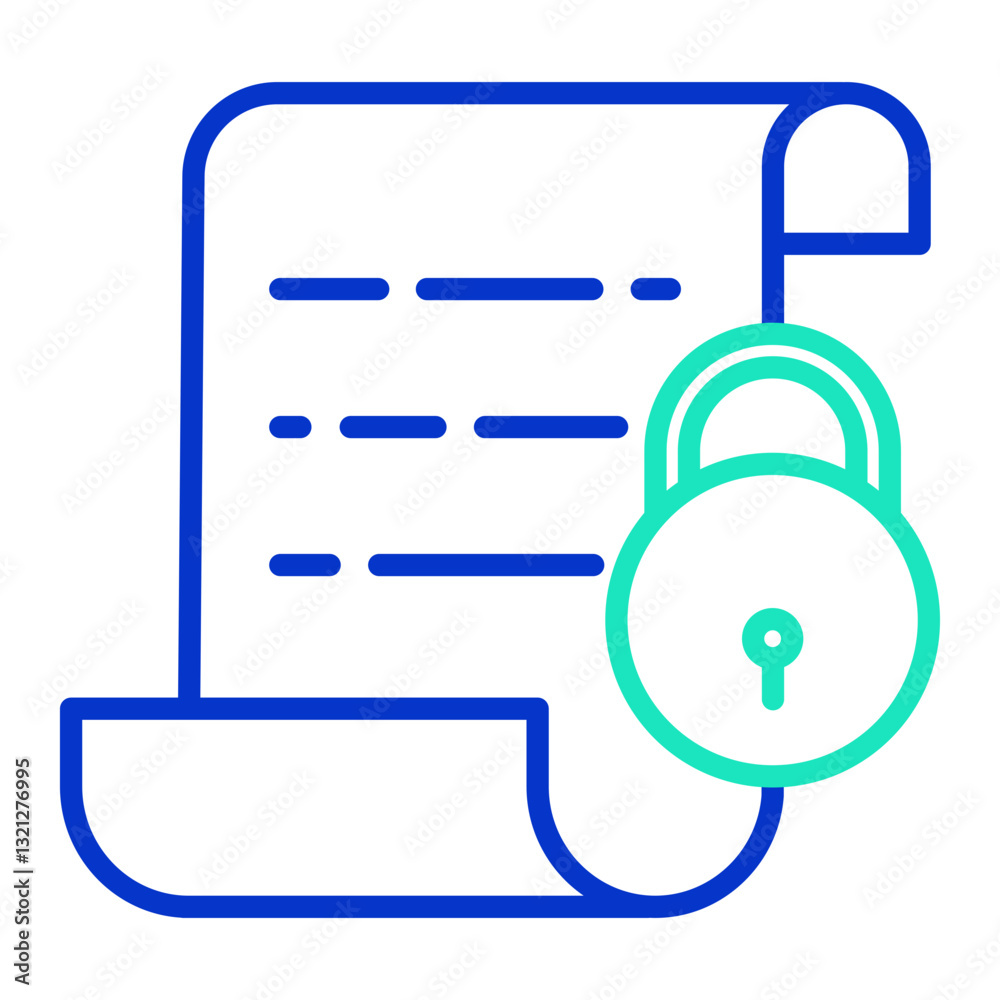 investment documents outline dual color icon investment documents outline dual color icon
