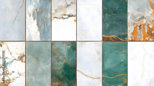 Textured background of abstract tiles in brown and gray tones, perfect for elegant interior designs.