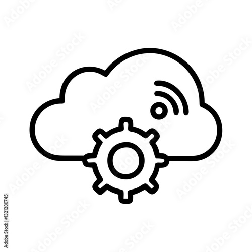 Cloud Computing Icon for IT Services, Tech Blogs, and Digital Infrastructure

