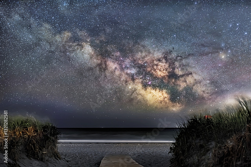 Milky way at the Beach