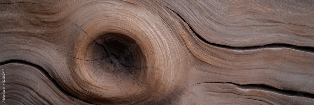 Fototapeta premium An up-close view of stunning wood grain, showcasing intricate patterns and textures that convey natural beauty and the artistry of nature's design.