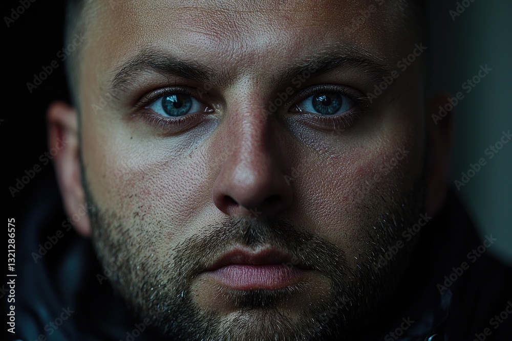 Obraz premium Close-up portrait of a man