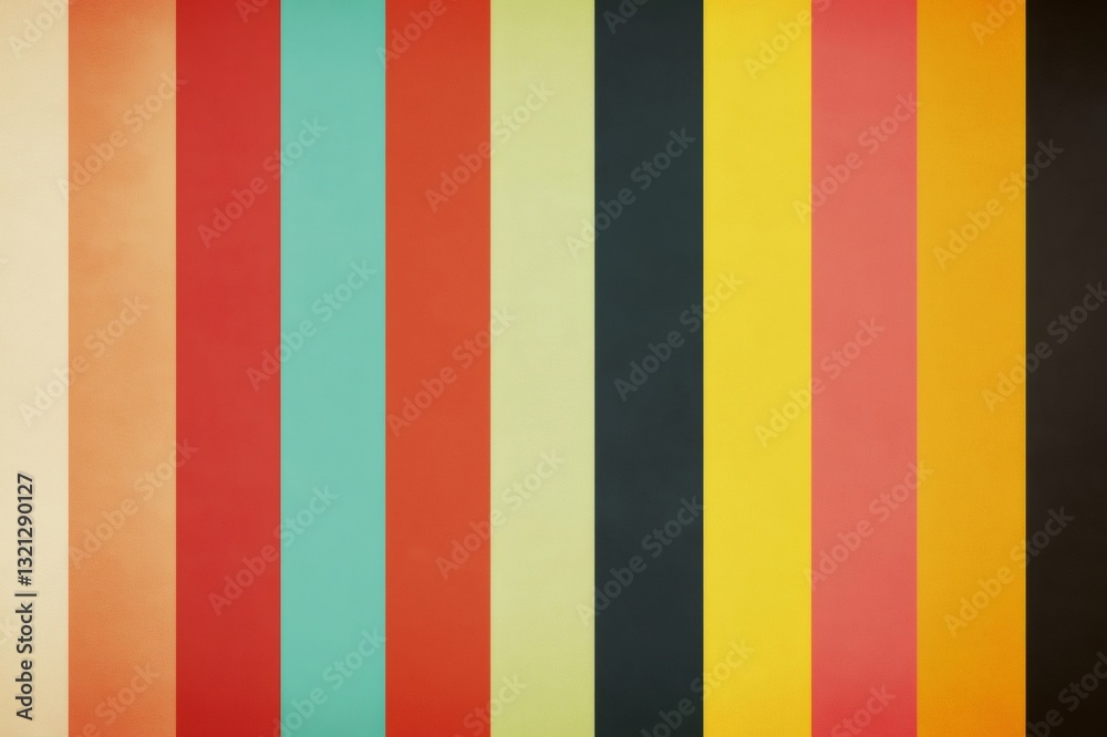 Vertical stripes of varying colors and textures create a retro inspired design, forming a vibrant and visually appealing background Vertical stripes of varying colors and textures create a retro inspired design, forming a vibrant and visually appealing background