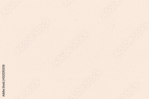 Textured craft fabric. Mulberry washi. Natural peach beige fiber background. Recycled rice paper print. Vector nude colors surface. Vintage cream backdrop.