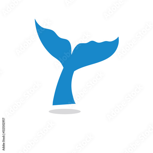 fish tale vector icon
