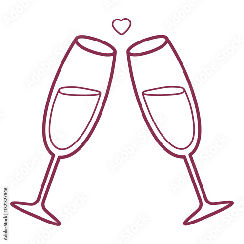 valentine cheers heart bubble.