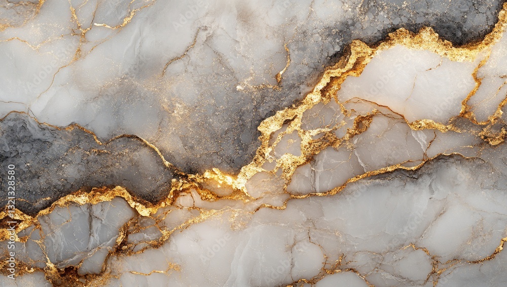 White marble texture with gold veins creating an abstract pattern. Use as background White marble texture with gold veins creating an abstract pattern. Use as background