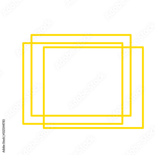 Gold rectangle frame
