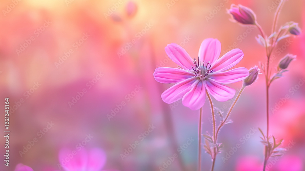 Vibrant, pastel, soft, dreamy, ethereal, and beautiful floral, flower spring background. Backdrop for cosmetics, spa, perfume, beauty salon, florist shop, invitation, gift cards