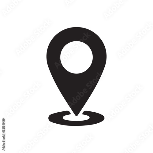 Location icons. Modern map markers .Location or map pin icon symbol. Vector illustration Eps 10