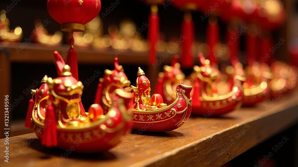 Fototapeta premium Decorative Dragon Boat Festival Ornaments