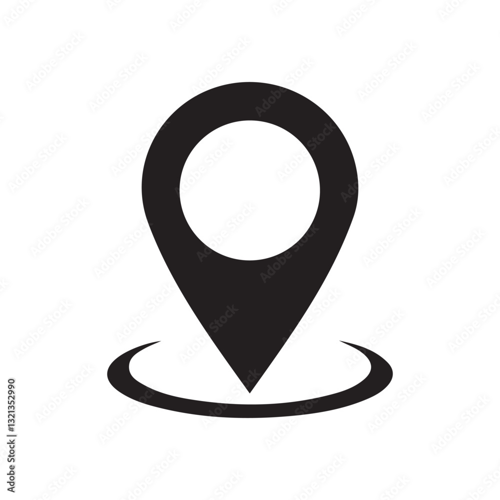 Location pin place marker. Location icon. Map marker pointer icon. GPS location symbol. Vector Illustration Eps 10 Location pin place marker. Location icon. Map marker pointer icon. GPS location symbol. Vector Illustration Eps 10