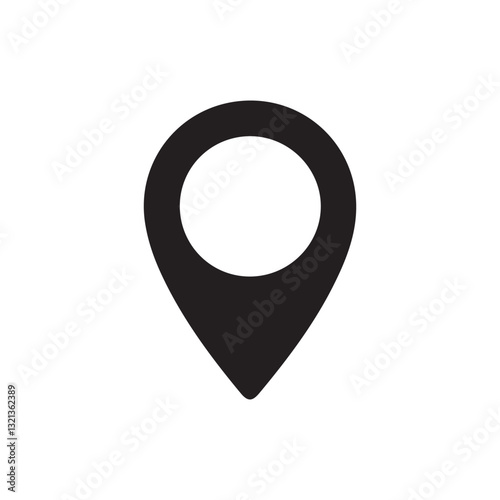Location pin icon flat . map marker,location pin,map pin icon. vector illustration Eps 10