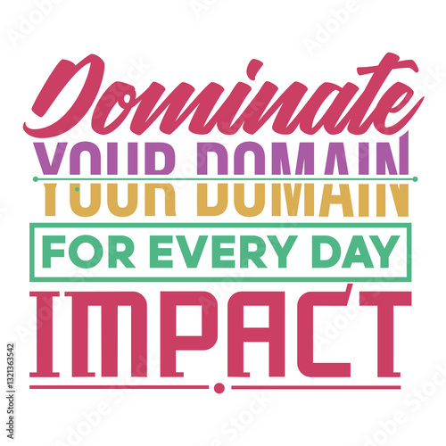 Typography design focusing on personal empowerment with strong words and colors.