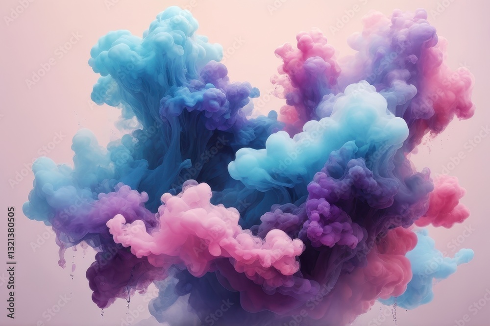 Abstract background with colorful ink diffusing into water.
Abstract background with colorful ink diffusing into water.